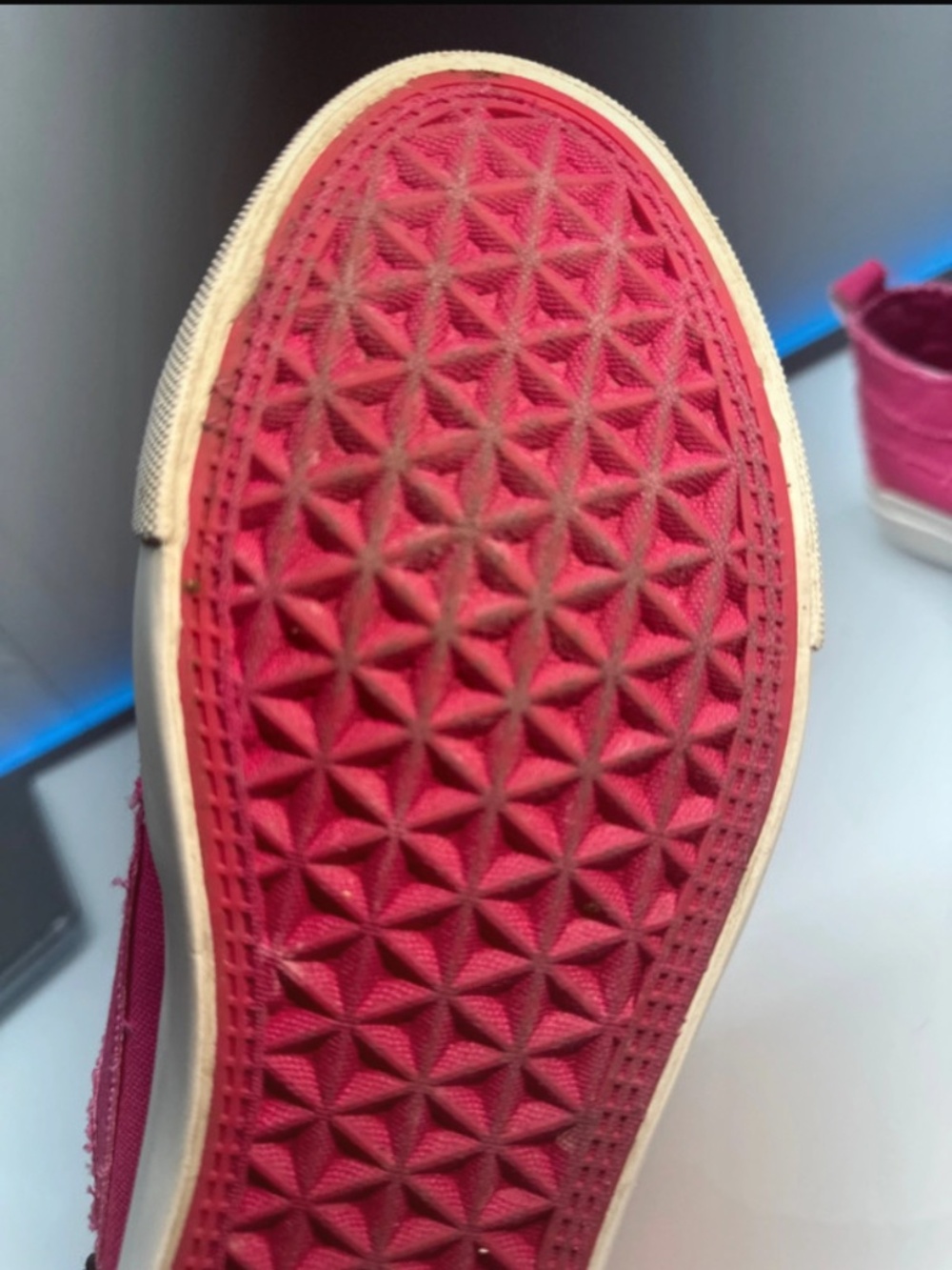 Corkys "Babalu" Hot Pink Slip-On Sneakers, size 9 (A04) - Picture 10 of 14
